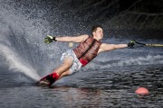 MP w skokach i slalomie na nartach wodnych za motorówką, Augustów 2020